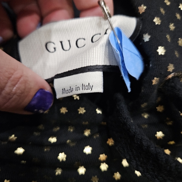 Gucci Sega Collaboration Guccy Gold Star Metalic Hoodie Unisex - Picture 9 of 16
